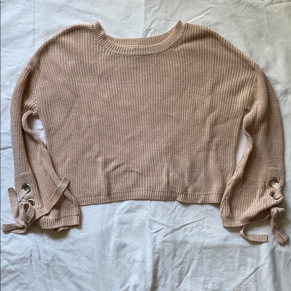 Light pink oversized sweater